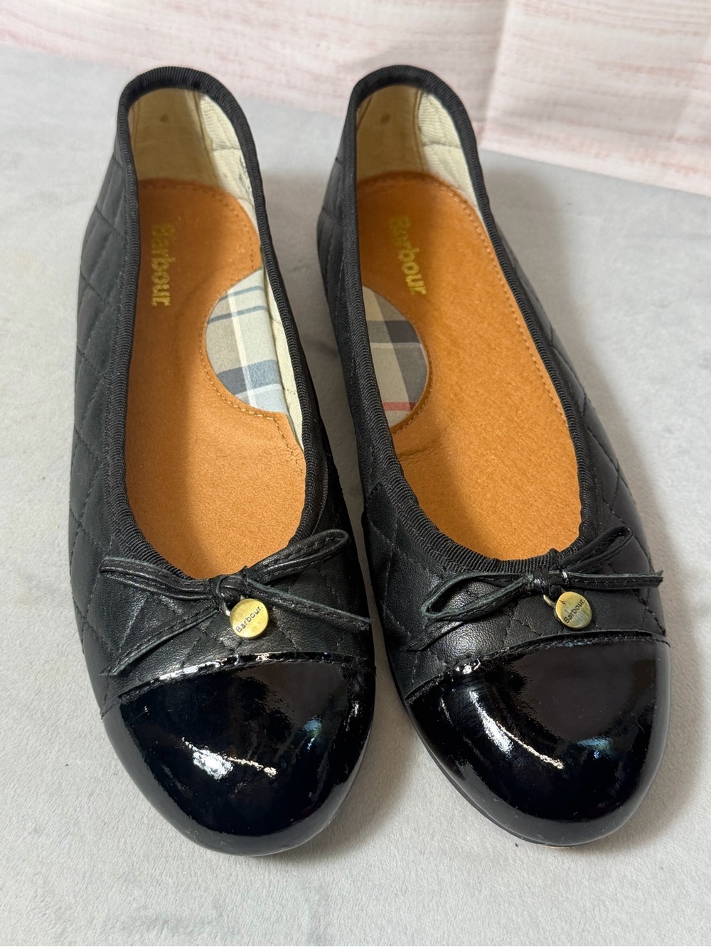 Barbour Bella Ballet Pumps/flats Made In Portugal Women's Size UK 5 EU 38 US 7